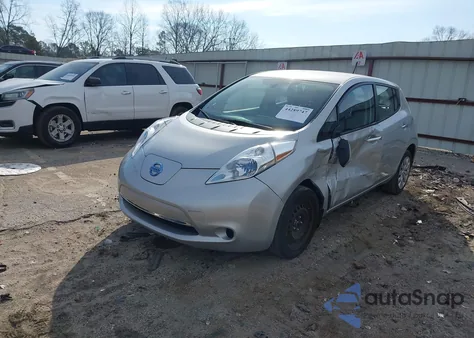 2013 Nissan Leaf S z USA, uszkodzony, nr VIN 1N4AZ0CP7DC416947